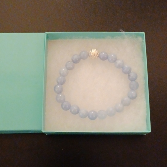 Aquamarine Stone Bracelet - Picture 7 of 8